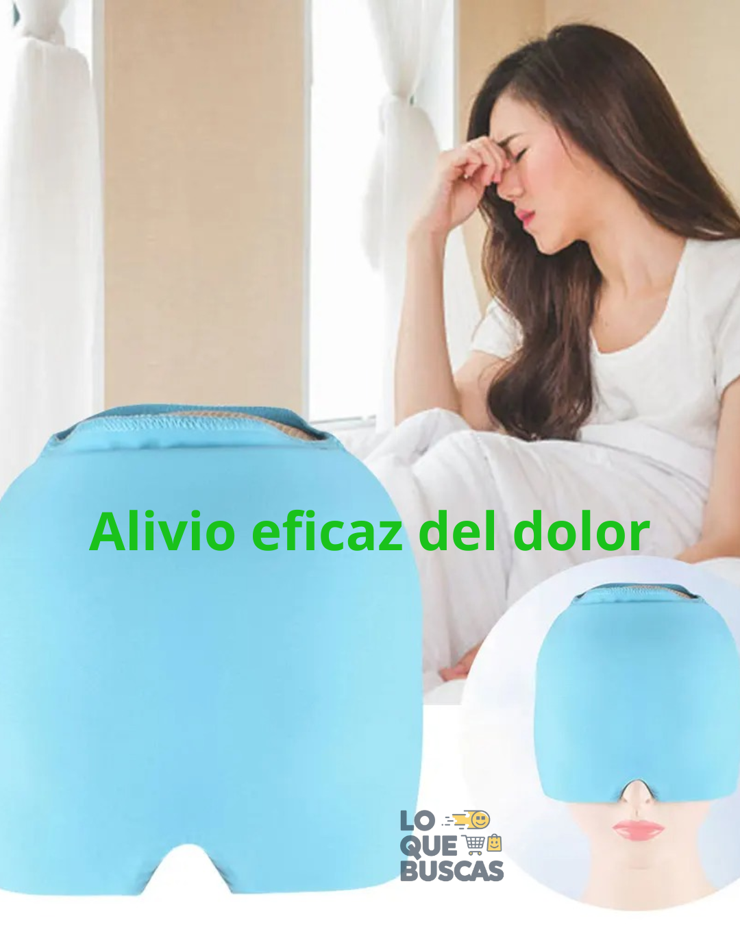 🧊🩹 GORRO DE GEL PARA MIGRAÑA 🩹🧊 💆♂️