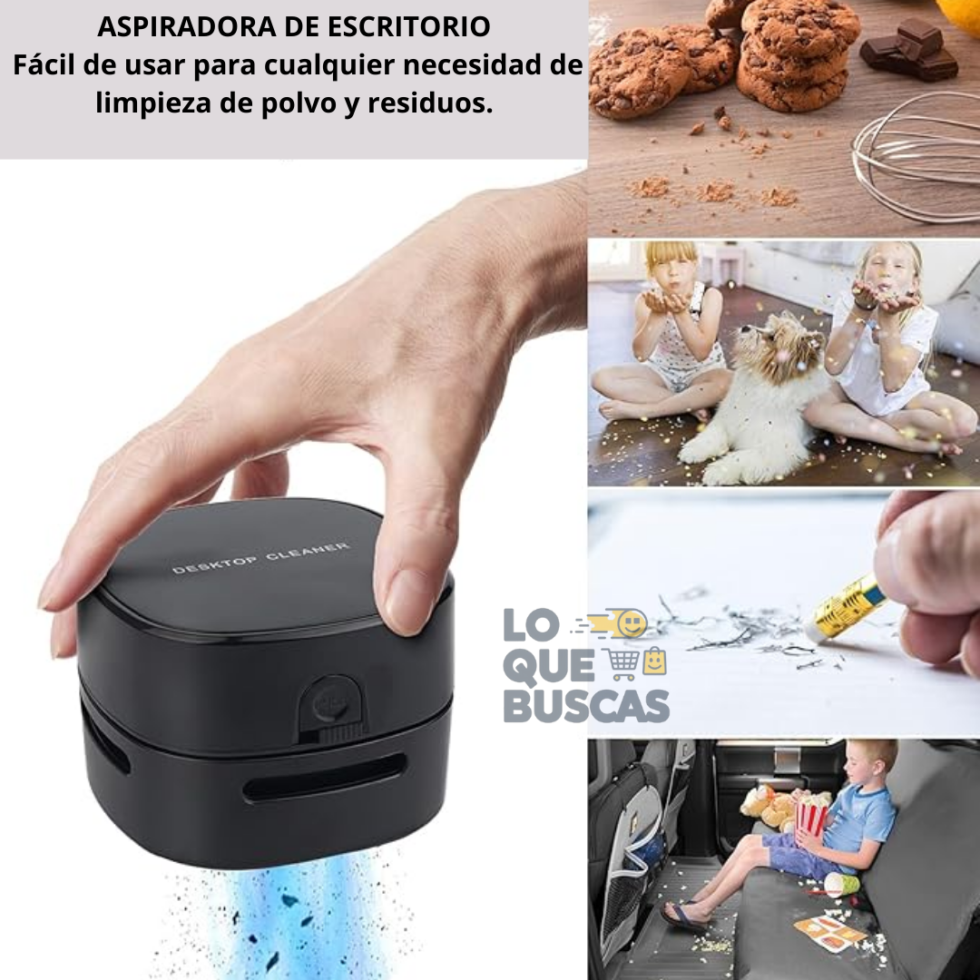 POTENTE ASPIRADORA DE ESCRITORIO PORTATIL