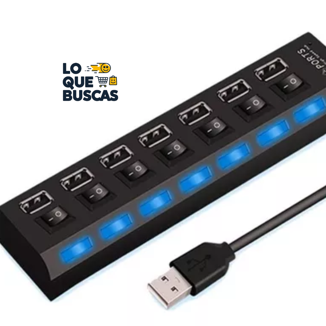 CARGADOR USB 7 PUERTOS