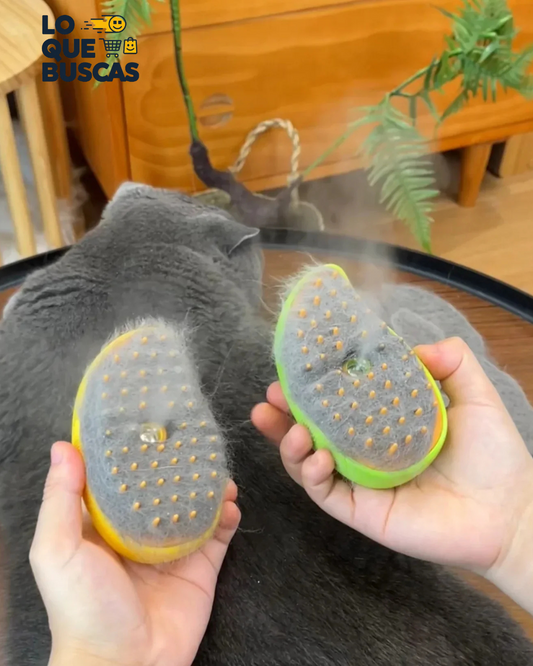 Cepillo de vapor 3 en 1 para mascotas